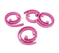 Pet Collar Adjustable Telescopic Lightweight Silicone Soft Cat Dog Collar for Small Large Pets 4pcs Safe Comfortable Stretchable Fashionable Durable Protective Travel Accessory (Violet)