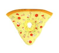 Pet Collar for Cats Stain-resistant Cartoon Pizza Design for Grooming Use Comfortable Barrier for Small