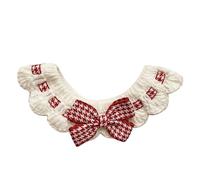 Pet Collar Knitted Cat Dog Bib Soft Wool Decorative Fashionable Stylish Accessory For Photography Keeping Pets Warm And Clean (M (25-30cm))