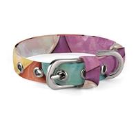 Pet Collar, Mermaid Scales Background Print All-season Pet Collar Soft Pet Collar Cute Pet Collar Lightweight Pet Collar Stylish Dog Collar