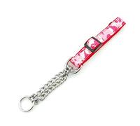 Pet Collar Portable Reuseable Replacement Nonslip Outdoor Running Playing Pets Towing Choker Accessories Camouflage Red
