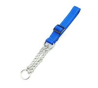 Pet Collar Reuseable Replacement Heavy Duty Adjustable Camping Walking Running Towing Choker Accessories Reflective Blue