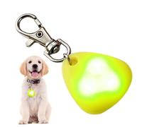 Pet Collar Safety Light - LED Clip On Glowing Tag Pendant, Compact High Visibility Warning Accessory, Secure Easy Attach Night Safety Tool | For Dogs Cats Night Walk Hiking Climbing Camping Outdoor