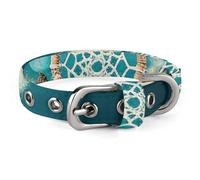 Pet Collar, White Dream Catcher Feather Print Adjustable Pet Collar Lightweight Pet Collar All-season Pet Collar Soft Pet Collar Cute Pet Collar