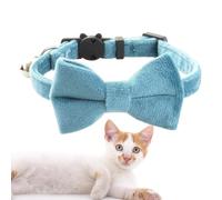Pet Collar with Bell | Comfortable Cat Adjustable Collar with Bow - Pet Supplies for Outdoor Activities for Photography, Wedding, Home, Walking, Traveling