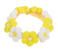 Pet Collar with Flower Design Soft Comfortable Necklace for Kittens and Puppies Lightweight and Breathable for Photo Props and Daily Wear