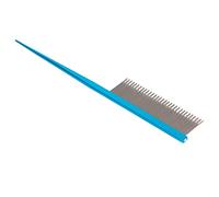 Pet Comb Ergonomic Dog Grooming Comb Removes and Knots with 2 Different DensitiesRed Click Reset Button the Can Installed Doors or Important items. (Blue)