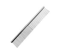 Pet Comb - Flea Comb for Dogs Cats | Stainless Steel Strips Hair Buster Com b with Rounded | Brush | Non-Slip Grooming Brush for Puppies, Kittens, Daily Home, Travel, and Indoor Care