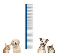 Pet Comb, Stainless Steel Teeth And Non-Slip Handle Pet Grooming Tool For Long/Short Hair Cats And Dogs To Remove Tangles, Knots, And Loose Hair Comb For Home Pet Grooming.