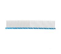 Pet Comb Stainless Steel Teeth Straight Comb Removes Knots Dogs Cats Promotes Blood Circulation Ergonomic Design Cat Dog Pet Hair Comb