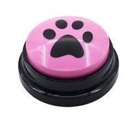 Pet Communication Buttons For Dogs - Talking Training Buttons With Recordable Sound For Teaching Techniques (B, 7x4x8.8cm)