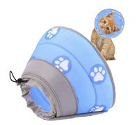 Pet Cone Collar - 9.5 Inch Collar | Pearl Cotton - Soft recovery accessory made from lightweight pearl cotton provides a comfortable protective barrier for eating and sleeping ideal for cats dogs and