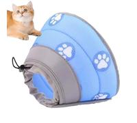 Pet Cone Collar - 9.5 Inch Collar | Pearl Cotton - Soft recovery accessory made from lightweight pearl cotton provides a comfortable protective barrier for eating and sleeping ideal for cats dogs and