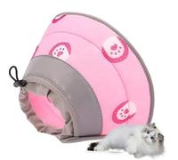 Pet Cone Collar - 9.5 Inch Collar | Pearl Cotton - Soft Recovery Accessory Made From Lightweight Pearl Cotton Provides A Comfortable Protective Barrier For Eating And Sleeping Ideal For Cats Dogs And