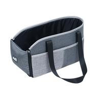 Pet Console Booster Seat - Car Travel Carrier, Storage Pocket Bed | Soft Sided Dog Cat Cushion Box, Foldable Ride Organizer Bag, Universals Pets Holder For Vehicle Journeys, Passenger Seat, Indoor Res