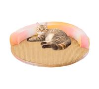 Pet Cool Mat 9cm Gel Self Cooling Pad | Cooling Mats, Ice Fabric Rattan Mat Bed, Summer Cushion, Removable Washable Pillow Style, Suitable For Dogs And Cats