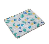 Pet Cooling Bed For Large Cats Dog Sleep Indoor Sofa Home And Travel Cartoon Pattern Breathable Dog Cooling