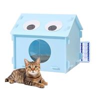 Pet Cooling House - 12.5 kg Air Conditioned Cat Cave with Ventilation Ventilated Puppy Bed Sleeping Nest for Indoor Outdoor Balcony Bedroom Living Room Blue Cool Store Summer Hut Refreshment