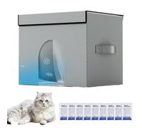 Pet Cooling House Enclosed Summer | Cool Down Nest for Puppy | Portable Ice Packs for Cats Kittens Travel Indoor Bedroom Outdoor Balcony Patio Apartment Hot Weather Garage