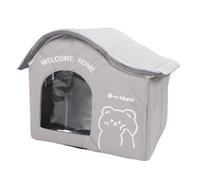 Pet Cooling House, Foldable Cooling Cat House with Ice Pack & Soft Mat, Portable Cat Shelter, Indoor Outdoor Dog Houses for Small, Medium, Large Dogs Cats (S) (M) (L)
