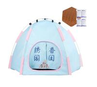 Pet Cooling House, Pet Cooling Tent - Shade Dog Shelter,Breathable Portable Outdoor Tent Ventilated Easy Clean Waterproof Cooling Mat