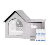 Pet Cooling House, Ventilated Cat House, Air Conditioned Pet House, Waterproof Ventilated With 10 Ice Packs, Folding Dog Shelter For Use