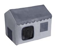 Pet Cooling House - Ventilated Kitten Ice Shelter Nest - All-Season Cat Cooling Bed Kitten Furniture for Outdoor Indoor Porch Balcony