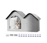Pet Cooling House with 20 Ice Packs, Waterproof Oxford Cloth Foldable Cat & Dog Kennel, Portable Summer Cooler Shelter for Indoor Outdoor Garden Camping Travel