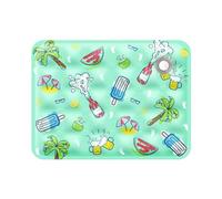 Pet Cooling Ice Pad for Dogs & Cats - Reusable PVC Gel Mat with Long-Lasting Cooling Effect - Can Be Refrigerated for Enhanced Relief (Summer bash 50 * 60cm)