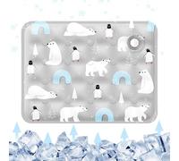 Pet Cooling Mat Bed - 30x40cm PVC Gel Dog Pad, Heat Relief Water Filled Cooling Cushion, Portable Summer Pet Sleeping Mat, Anti Heat Bed | Pad For Dogs Small Medium Large Summer Co