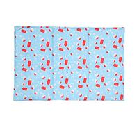 Pet Cooling Mat Cartoon Cooling Bed, Dog Cat Gel Pad Cool Blanket, Ice Silk Cooling Pad for Hot Weather, Eco - Friendly Oxford Cloth with PVC Ice Crystal Gel, No Water or Electrici (XL:71*111cm)