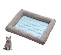 Pet Cooling Mat,Dog Crate Beds,Keep Cool in Summer Cooling Comfort Beds for Dogs,Cats,Applicable All Season Perfect Indoors, Outdoors Or in The Car,Blue,L