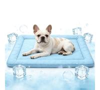 Pet Cooling Mat Foldable Breathable Soft Non-Slip Bed | All-Season Dog Heat Relief Pad for Small Medium Large Puppy Indoor Home Travel Car Crate Cage Summer Picnic