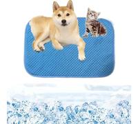 Pet Cooling Mat for Cats Dogs, Washable Self Cool Ice Silk Pad Pets Cool Bed Pad Pets Dog Cooling Mat for Dogs Cats Indoors Outdoors Car Summer (1-b, 40 * 60 cm)
