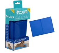 Pet Cooling Mat for Dogs and Cat Self Cool Pad for Crates, Kennels & Beds, Washable Portable Foldable Cooling Pet Mat Suitable for Home & Outdoor, Medium, Blue, 50x65x2cm