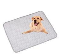 Pet Cooling Mat for Dogs and Cats, Portable Washable Self-Cooling Pad, Non-Toxic Gel or Ice Silk, Foldable Pet Chill Bed for Home Travel Camping, Summer 2025 Upgraded Pet Cool Blanket (Grey, XXL)