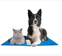 Pet Cooling Mat - Medium Pet Cool Pad: Self Cooling Gel Mat 65x50cm Cats & Dogs - Available in Small, Medium and Large by Prestige Discount Centre Ltd (Large 65x50x1)
