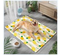 Pet Cooling Mat, Reusable Self-Cooling Bed Pad for Dogs and Cats, Hot Summer Cool Pad for Small and Medium Pets, 120 x 85 cm