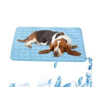 Pet Cooling Mats For Dogs 100x70cm Waterproof Cat Pad, Ice Silk Cloth Cat Cooling Sleeping Blanket, Foldable Sleeping Mattress Hot Weather Pet Supplies For Lawn Balcony Park Beach Living Room Picnic