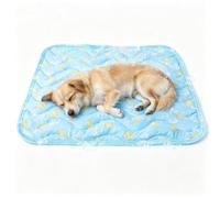 Pet Cooling Pad 60x50cm Polyester Fiber Scratch-Resistant For Cat