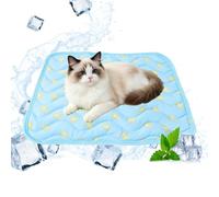 Pet Cooling Pad 60x50cm Polyester Fiber Scratch-Resistant For Cat
