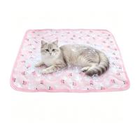 Pet Cooling Pad 60x50cm Polyester Fiber Scratch-Resistant For Cat