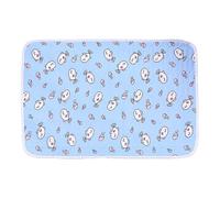 Pet Cooling Pad - Cute Cartoon Printed Latex Summer Mat Ice Silk Cat Rest Mate Stylish Non Refrigerated Bed | Outdoor Ventilation