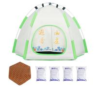 Pet Cooling Tent, Ventilate Dog Houses, Ventilate Cot Bed Continuous Cooling Tent Air Conditioned Comfort Portable For Pets, Cot Dog Bed Waterproof