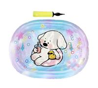 Pet Cooling Water Mat - Inflatable Cat Cushion with Air Pump, Fun Sensory Play Pad, Comfortable Summer Bed, Lightweight Durable Toy, Stress Relief Accessory | Indoor Outdoor Floor Relaxation for Home