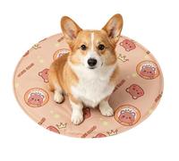 Pet Cooling Water Mat - Summer Gel Pad, Cartoon Theme Cushion | Heat Relief Animal Sleeping Accessory Product, Breathable Washable Non Slip Foldable Mattress with Soft Texture Construction