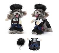 Pet Cosplay Funny Costume Claus Shape Party Fancy Festival Deadly Doll Christmas Pet Clothes Halloween Cat Costume(PF85,S(1.5-3kg))