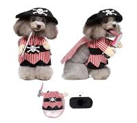 Pet Cosplay Funny Costume Claus Shape Party Fancy Festival Deadly Doll Christmas Pet Clothes Halloween Cat Costume(PF79,L(5.5-7.5kg))