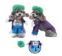 Pet Cosplay Funny Costume Claus Shape Party Fancy Festival Deadly Doll Christmas Pet Clothes Halloween Cat Costume(PF86,L(5.5-7.5kg))