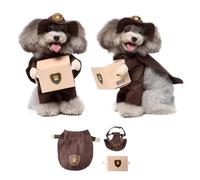 Pet Cosplay Funny Costume Claus Shape Party Fancy Festival Deadly Doll Christmas Pet Clothes Halloween Cat Costume(PF81,S(1.5-3kg))